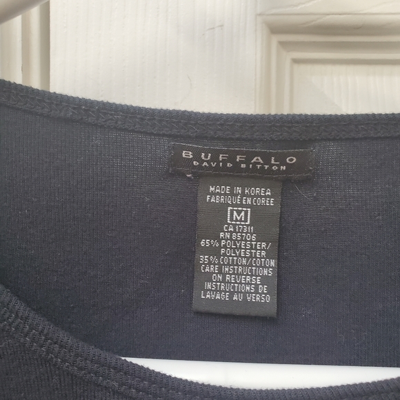 Black long sleeve top - Picture 3 of 3